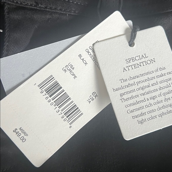 A Loves A Girls Wide Leg Denim Pants - Picture 4 of 7